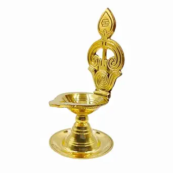 Brass Diya Oil Lamp for Pooja