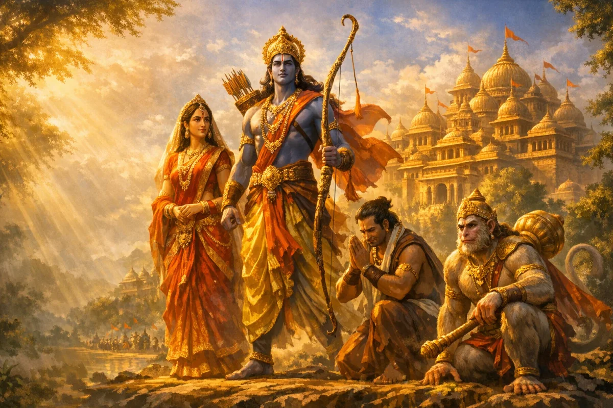 रावण-वध और राम का अयोध्या-प्रवेश