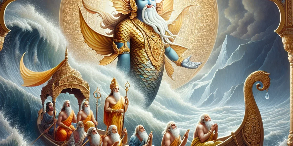 Matsya Grows in Size