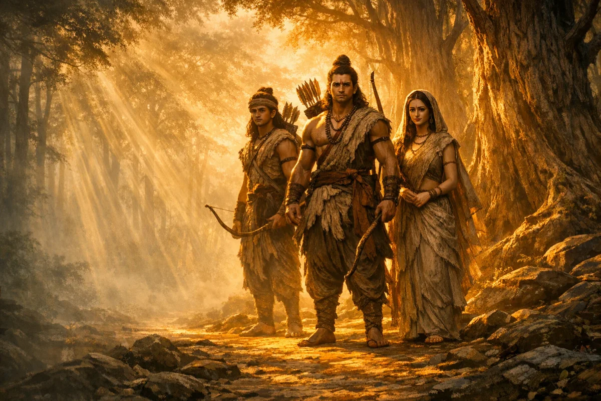 Rama's Departure to the Forest of Exile
