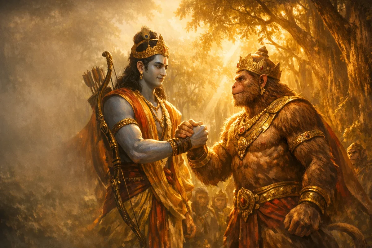 The Alliance of Rama and Sugriva