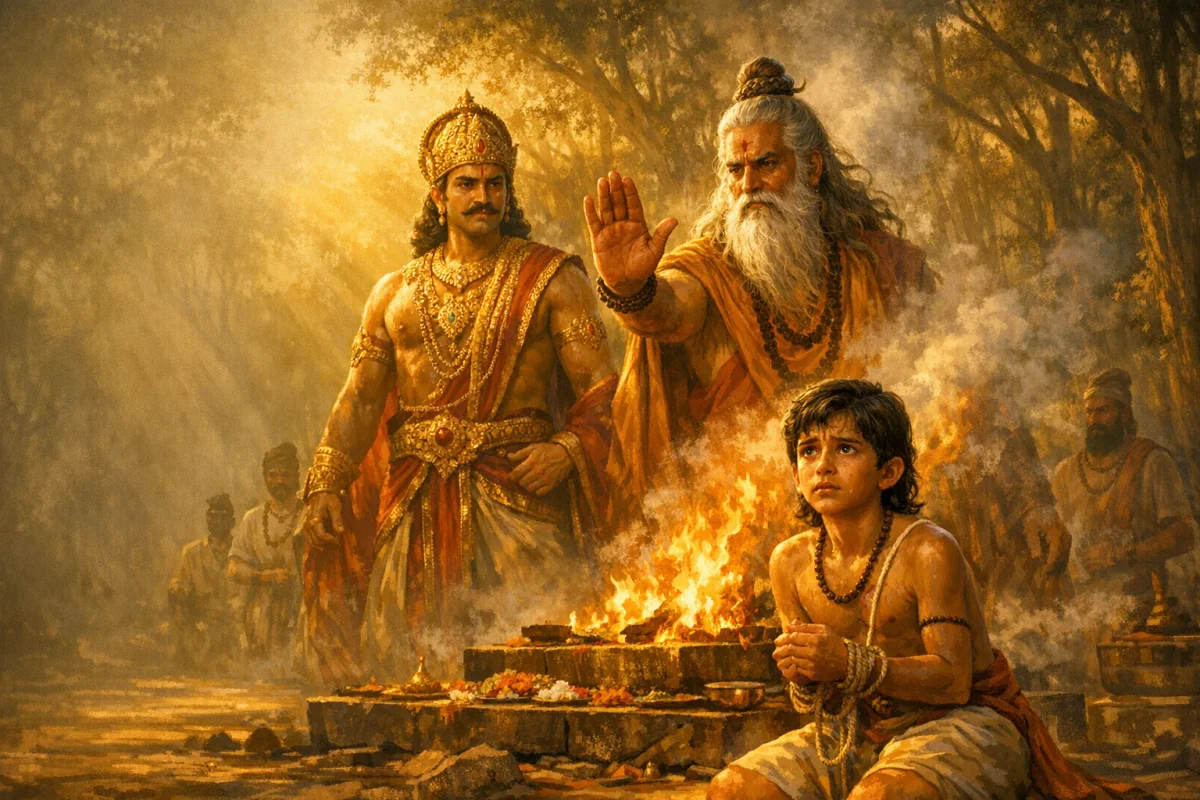 सुनःशेप की रक्षा और विश्वामित्र की परीक्षा