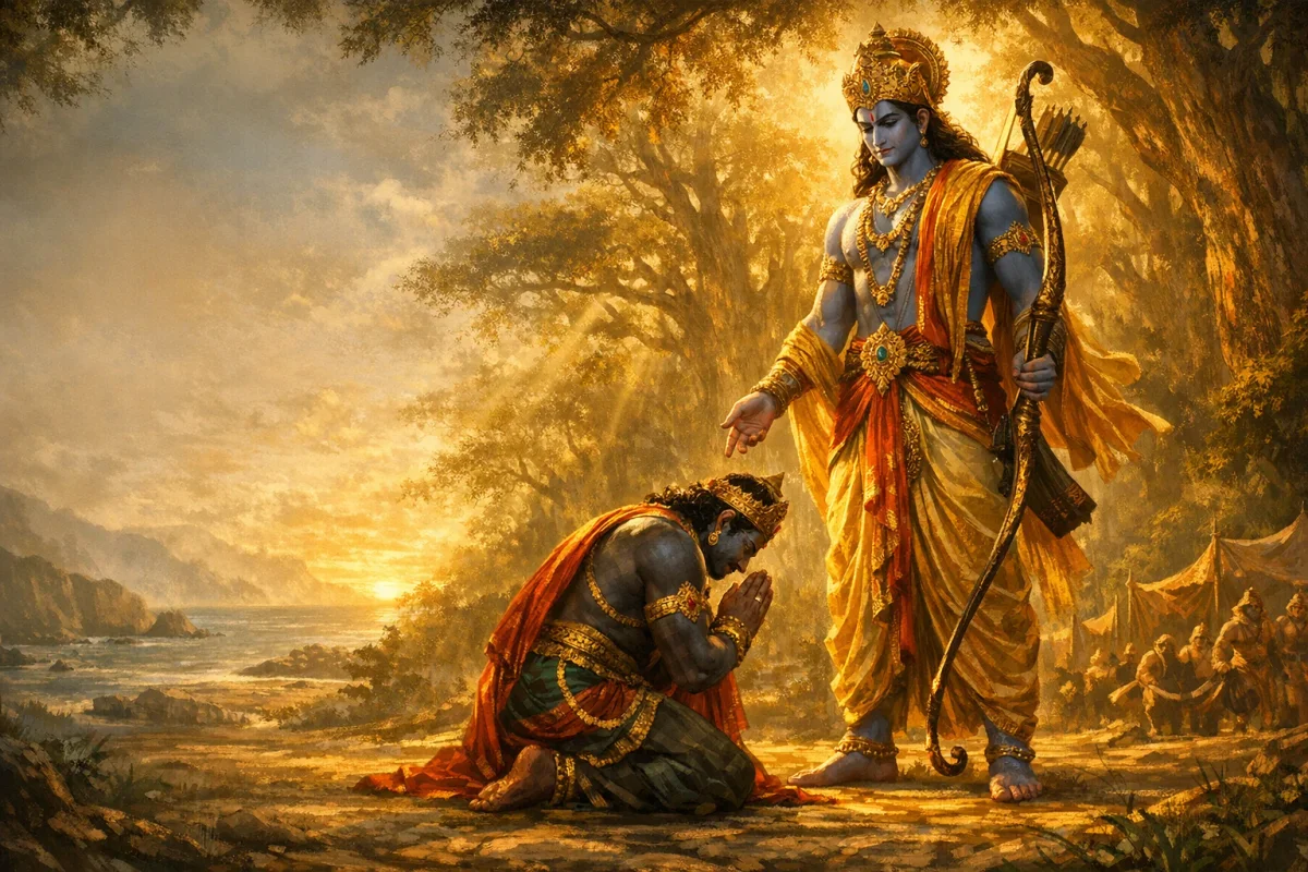 Vibhishana's Surrender to Rama