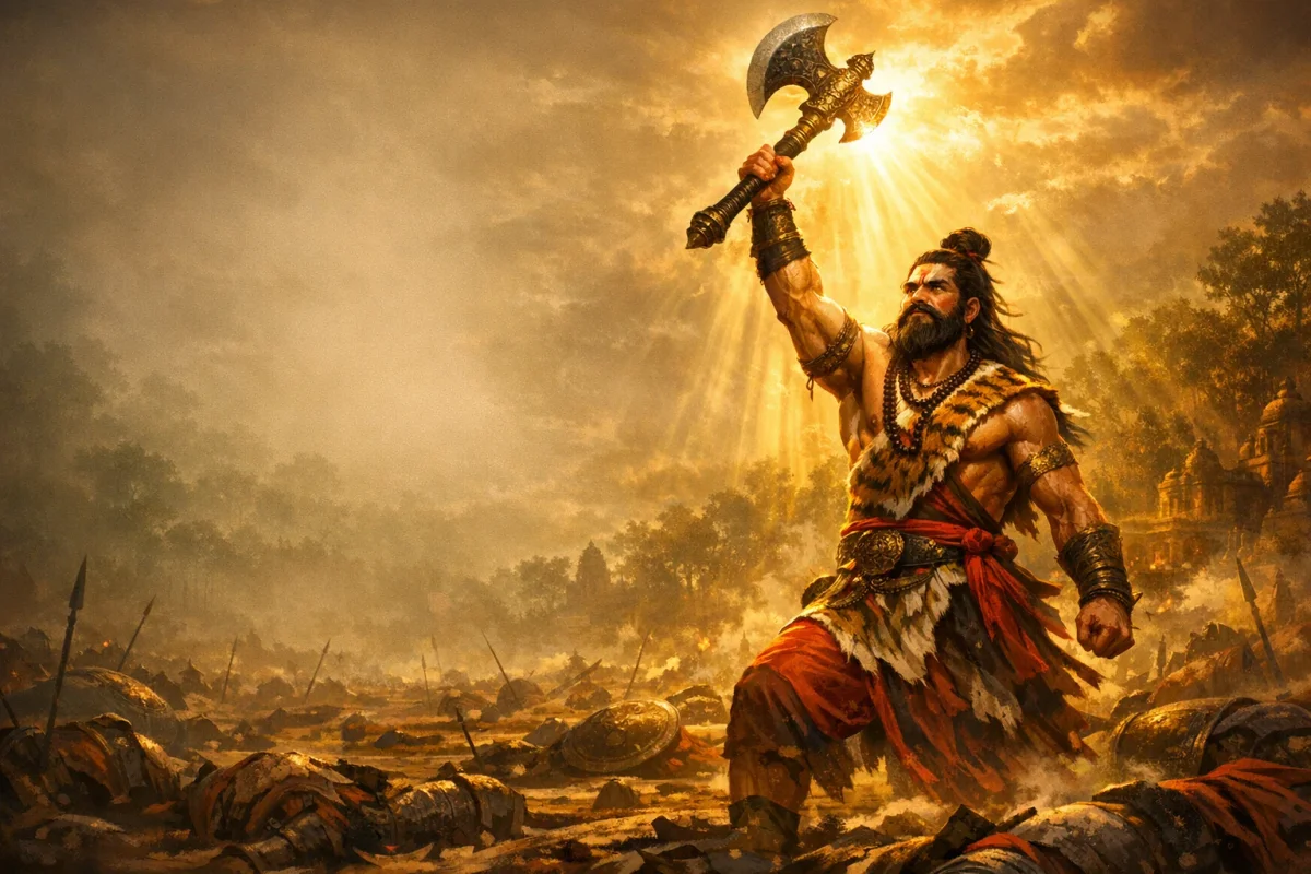 Parashurama's Vow to Cleanse the Earth of Tyranny
