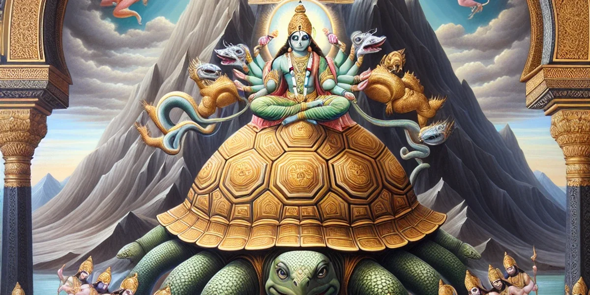 Appearance of Goddess Lakshmi