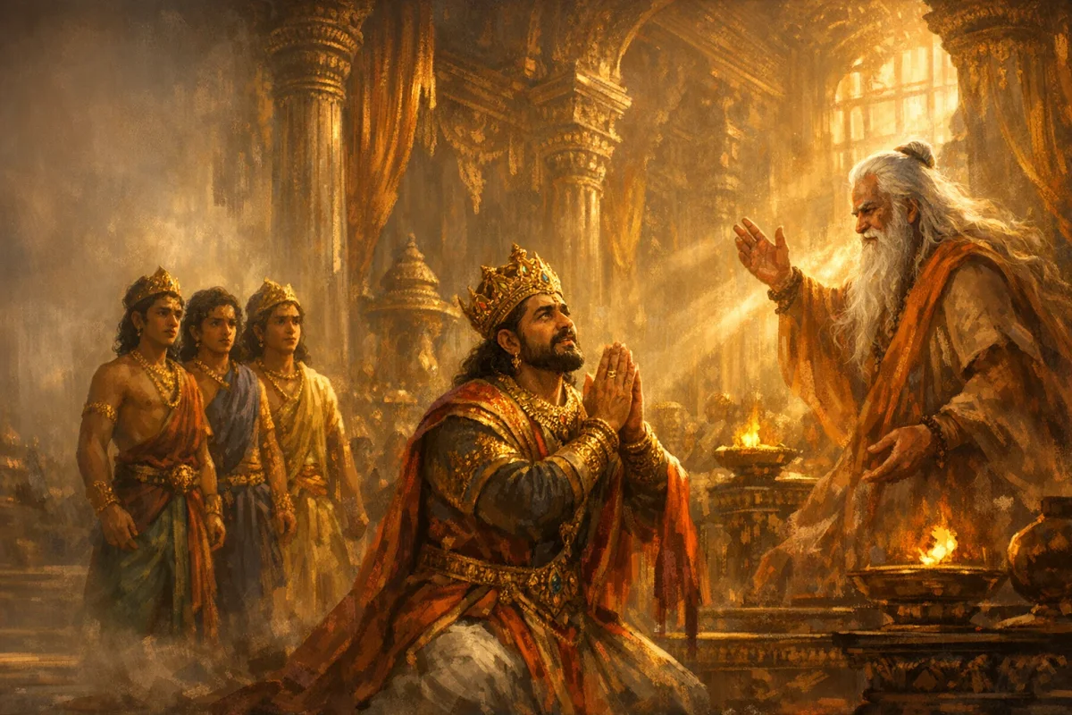 राजा ययाति का शाप और युवावस्था-विनिमय