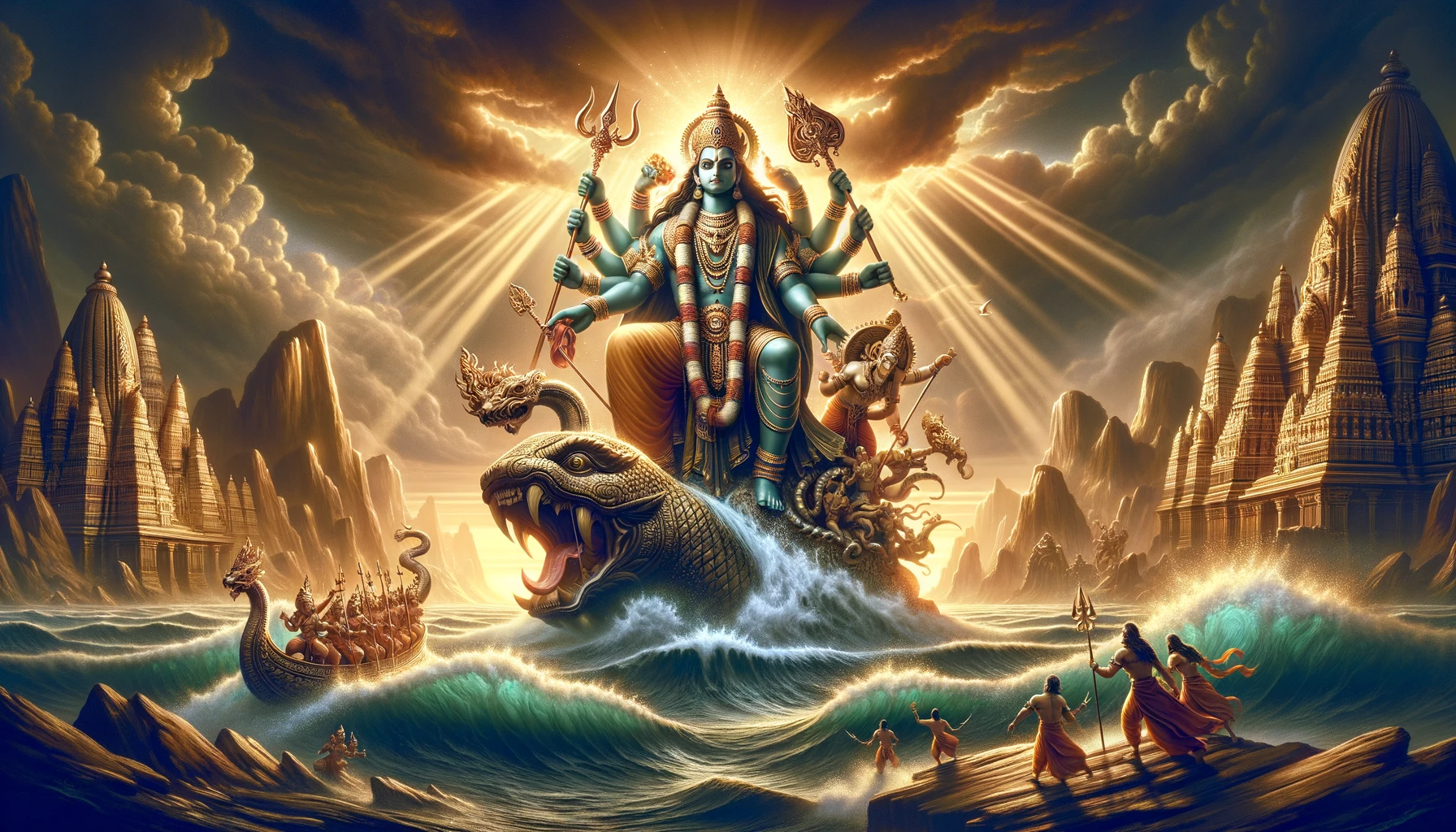 Churning of the Milk Ocean