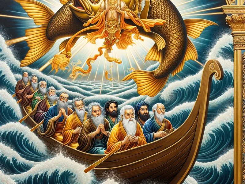 Matsya Avatar: The Divine Fish Who Warned King Manu