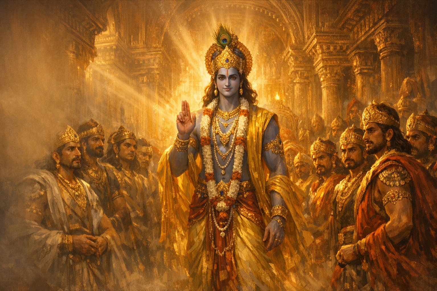 Krishna's Peace Mission to Hastinapura