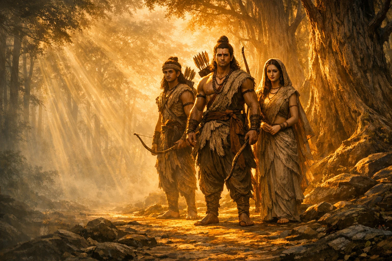Rama's Departure to the Forest of Exile