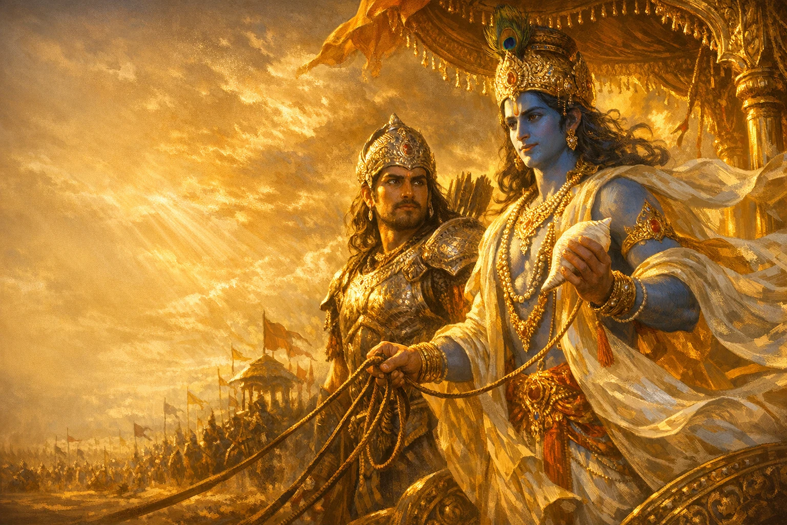 The Bhagavad Gita: Krishna's Eternal Teaching to Arjuna